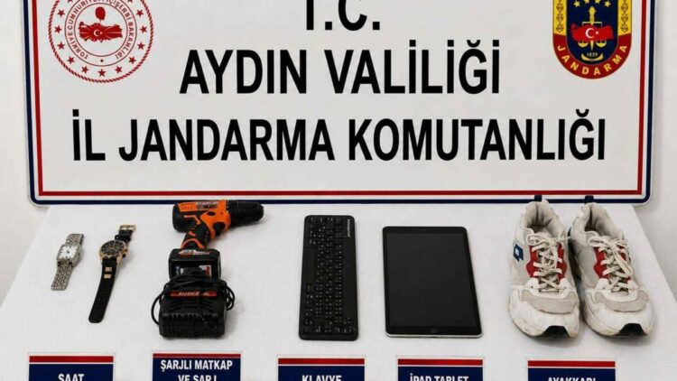 Komşusunun evini soyan şüpheli yakalandı