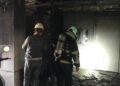 Apartmanda çıkan yangında 6 kişi dumandan etkilendi