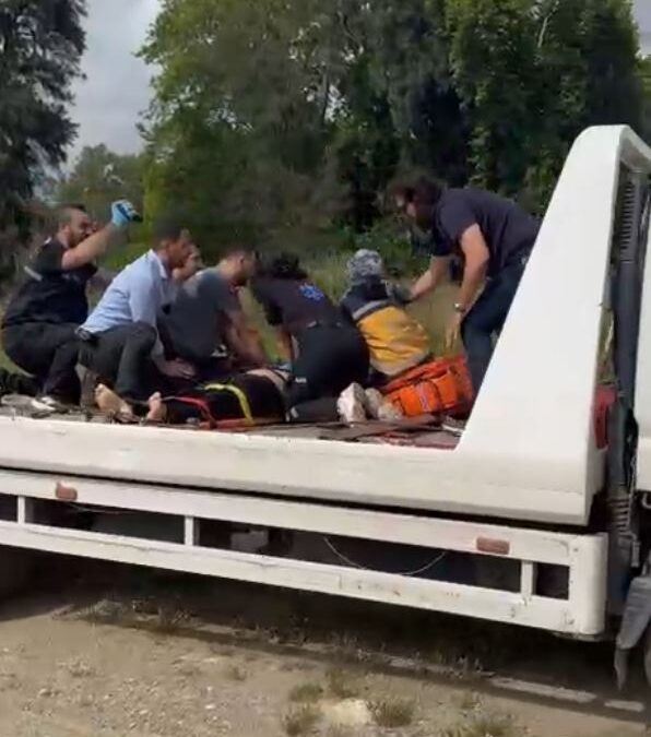 Irmaktan çıkarılan kadının duran kalbi, çekicinin üzerinde yapılan müdahaleyle çalıştırıldı