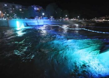 Tokat'ta Yeşilırmak Nehri'nin su seviyesi yükseldi