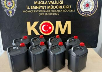 Muğla'da 475 litre etil alkol ele geçirildi