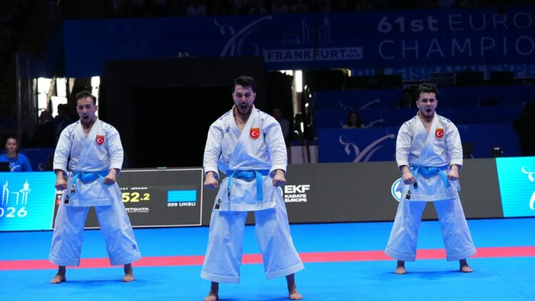 Türkiye Karate Erkek Kata Takımı, Avrupa ikincisi oldu