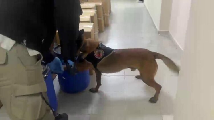 40 milyon hap üretebilecek 1 ton uyuşturucu ham maddesi ele geçirildi