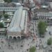 Kurban Bayramı öncesi Eminönü havadan görüntülendi