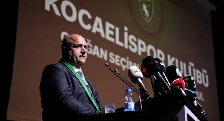 Recep Durul, yeniden Kocaelispor başkanlığına seçildi