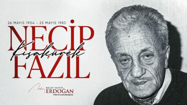 Cumhurbaşkanı Erdoğan, Necip Fazıl Kısakürek'i andı