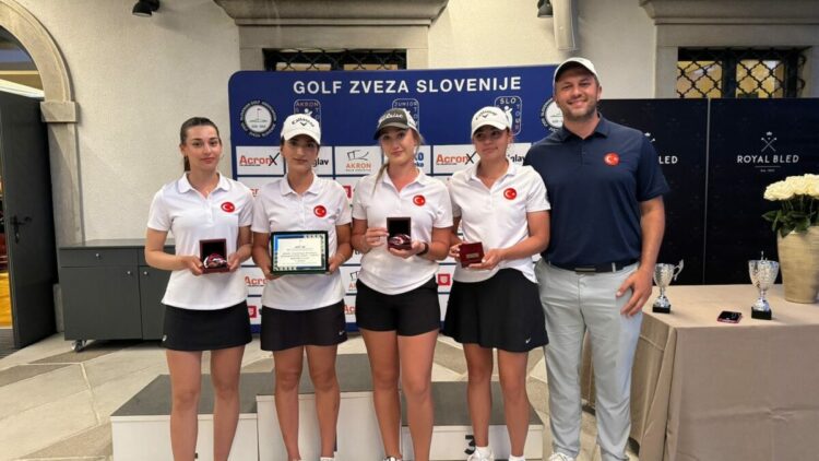 Milli golfçülerden Slovenya’da 1 altın, 1 gümüş madalya