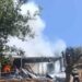 Bodrum'da konteynerde yangın