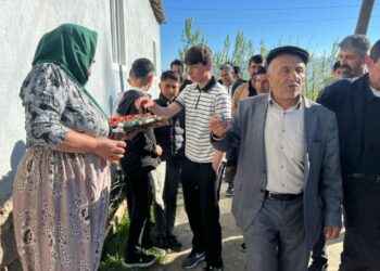 Köyde asırlık bayram geleneği yaşatılıyor