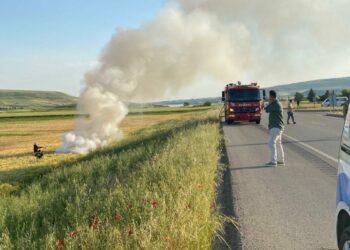 Kilis'te otomobil tarlaya savruldu: 6 yaralı