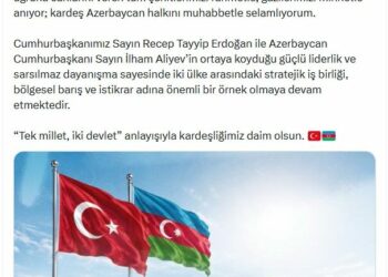 İletişim Başkanı Duran'dan 'Azerbaycan Bağımsızlık Günü' paylaşımı