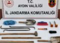 Aydın'da kaçak tarihi eser kazısına suçüstü; 3 gözaltı