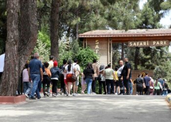 Gaziantep Doğal Yaşam Parkı’nda ziyaretçi yoğunluğu