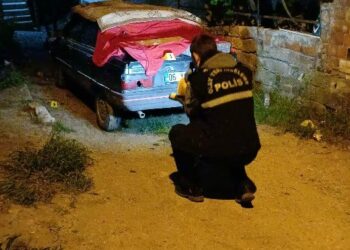 Babasının evinin önünde tüfekle ateş açtı