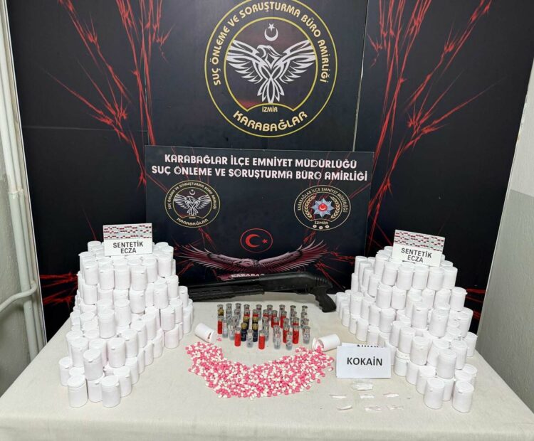 İzmir’de uyuşturucu operasyonu; 1 gözaltı
