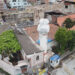 Fatih’te üniversite binasının inşaatı sırasında cami minaresi yıkıldı -2 / Havadan görüntü