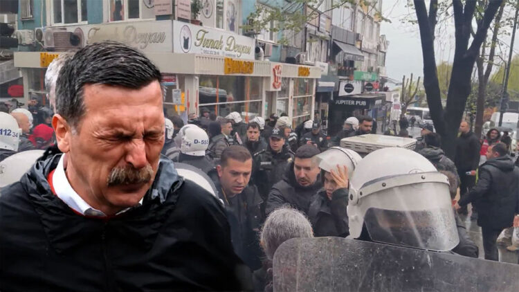 Erkan Baş’a biber gazlı müdahale: 1 Mayıs’ta Mecidiyeköy’de gerginlik