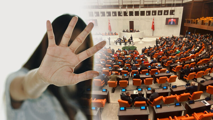 TBMM'deki taciz davasında 5 sanık hakkında 16'şar yıl 6'şar aya kadar hapis talebi