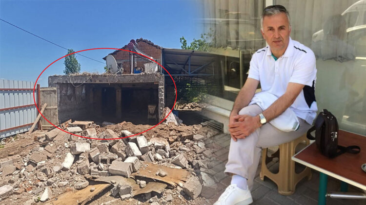 Çalıştığı inşaatta duvardan düşüp öldü