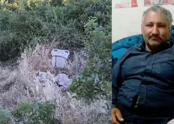 Devrilen traktörünün altında kalıp, öldü; kaza kamerada