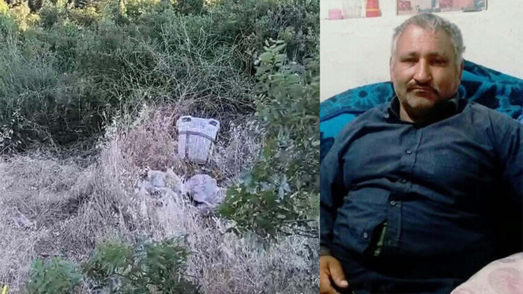 Devrilen traktörünün altında kalıp, öldü; kaza kamerada