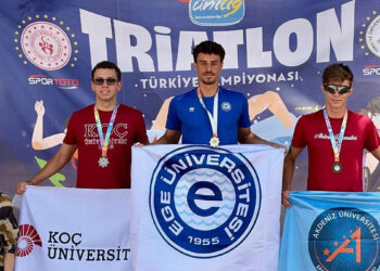 Egeli triatloncu Taha şampiyon oldu