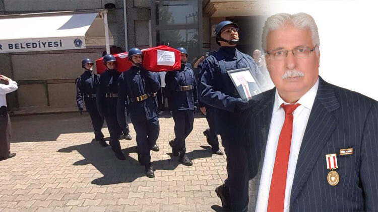 Kıbrıs gazisi törenle toprağa verildi