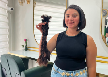 Lenfomayı yenen Özlem, saçlarını kanser hastaları için bağışladı