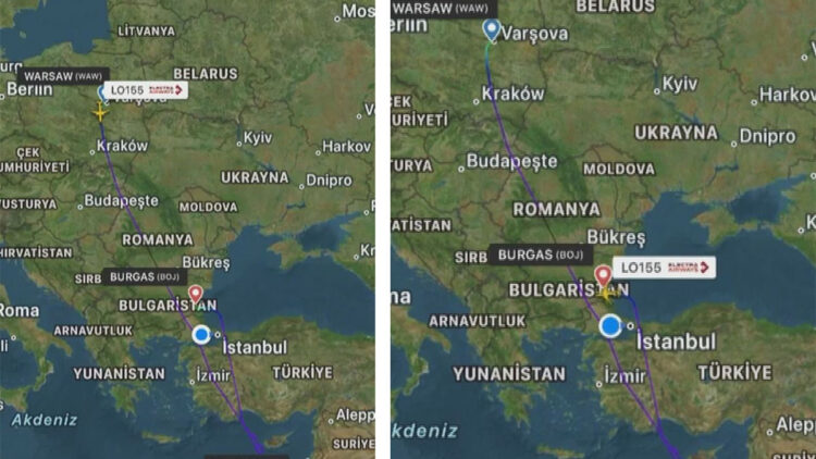 Pilotun kaçırılma kodu yayınladığı uçağa Türk F-16'ları eşlik etti