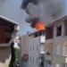 Pendik’te 5 katlı binada çatı izolasyonu sırasında yangın