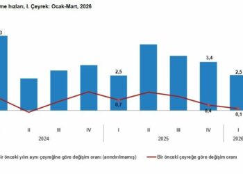 TÜİK: Türkiye ekonomisi 1'nci çeyrekte yüzde 2,5 büyüdü