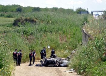 Tekirdağ'da menfeze düşen otomobilin sürücüsü öldü