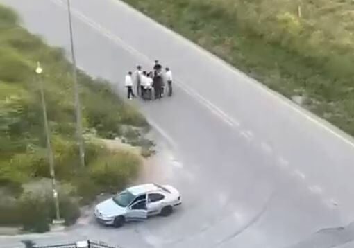 Ankara'da 1 kişinin yaralandığı silahlı kavga kamerada