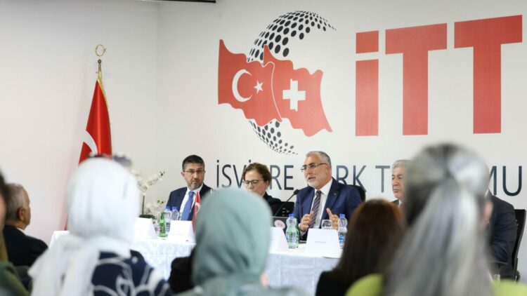 Bakan Işıkhan, İsviçre'de Türk Sivil Toplum Kuruluşları’nın temsilcileriyle buluştu