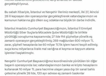 'Dolandırıcılık' ve 'yasa dışı bahis' soruşturmalarında 221 gözaltı kararı
