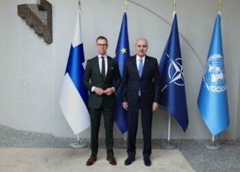 TBMM Başkanı Kurtulmuş, Finlandiya Cumhurbaşkanı Stubb tarafından kabul edildi