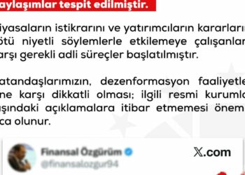 DMM'den finansal piyasalara yönelik dezenformasyon uyarısı