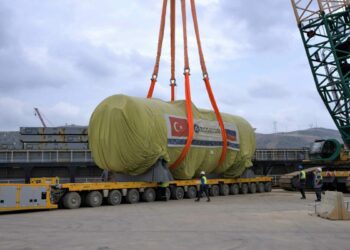 Akkuyu NGS’nin 4’üncü güç ünitesi için buhar jeneratörleri teslim edildi