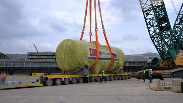 Akkuyu NGS’nin 4’üncü güç ünitesi için buhar jeneratörleri teslim edildi