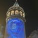 Galata Kulesi'nde Sıfır Atık Haftası nedeniyle ışık gösterisi gerçekleştirildi