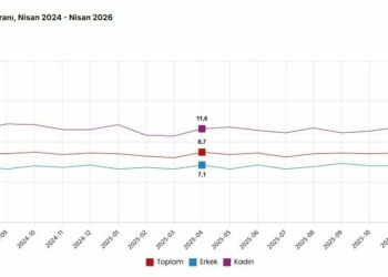 TÜİK: İşsizlik oranı nisanda yüzde 8,2 oldu