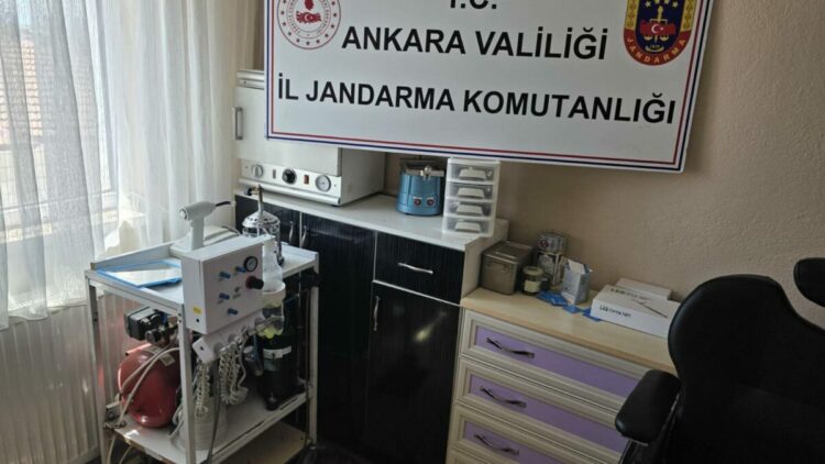 Ankara'da sahte diş doktoru yakalandı