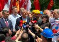 Özgür Özel, maden işçileri ile bir araya geldi