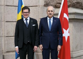 TBMM Başkanı Kurtulmuş, İsveç Parlamentosu Başkanı Norlen ile görüştü