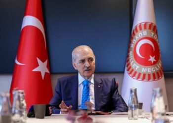 TBMM Başkanı Kurtulmuş, İsveç'te Süryani toplumu temsilcilerini kabul etti
