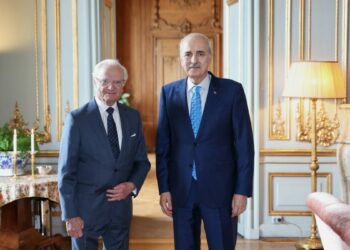 TBMM Başkanı Kurtulmuş, İsveç Kralı Gustaf tarafından kabul edildi