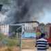 Bursa'da boya imalathanesinde yangın