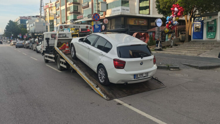 Samsun'da korsan taksi denetiminde 3 sürücüye 300 bin lira ceza