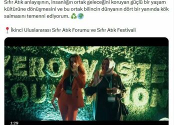 Emine Erdoğan'dan Sıfır Atık Festivali ve Forumu'na ilişkin paylaşım