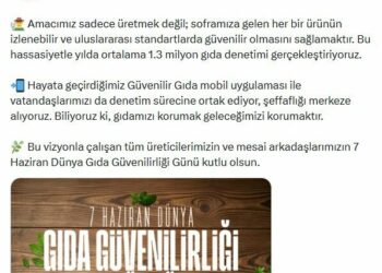 Bakan Yumaklı: Yılda ortalama 1,3 milyon gıda denetimi gerçekleştiriyoruz